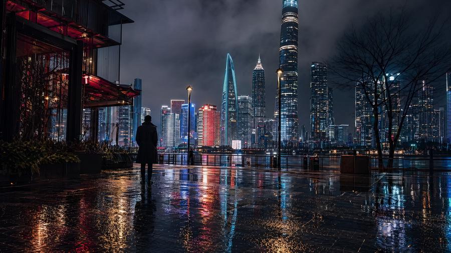 高清视频城市夜景短视频拍摄视频教程
